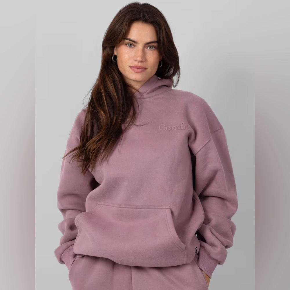 Comfrt Minimalist Hoodie - orchid